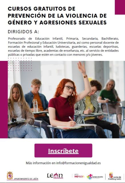 El Ayuntamiento De León Organiza Cursos Gratuitos De Prevención De La ...